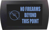 American Recorder Technologies AMERICAN RECORDER - "NO FIREARMS BEYOND THIS POINT" LED Lighted Sign, view 4