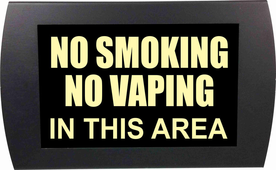 American Recorder Technologies AMERICAN RECORDER - "NO SMOKING/NO VAPING" LED Lighted Sign