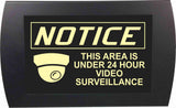 American Recorder Technologies AMERICAN RECORDER - "NOTICE! This area is under 24 hour video surveillance" LED Lighted Sign, view 3