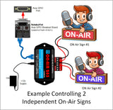 American Recorder Technologies NotaBotYet - On-Air 285 – Dual Universal 12V On-Air Light Controller, view 2