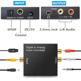 American Recorder Technologies Optical Toslink/Coaxial Digital to L/R RCA/3.5mm Stereo Analog Audio Converter, view 2