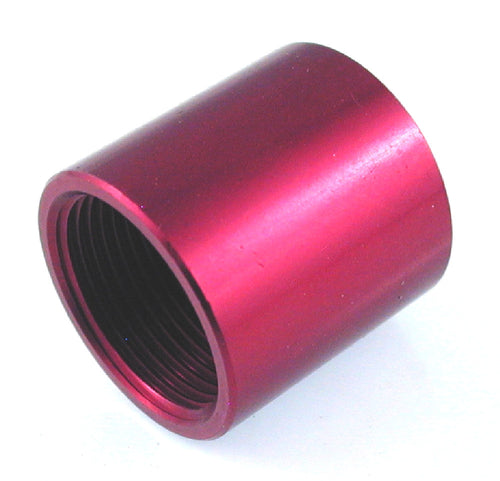 American Recorder Technologies Precision Machined Aluminum Thread Adapter 5/8 Inch -27 (female) to 1/4 Inch  -20 (female) x .75 Inch