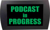 American Recorder Technologies AMERICAN RECORDER - "PODCAST IN PROGRESS" LED Lighted Sign, view 3