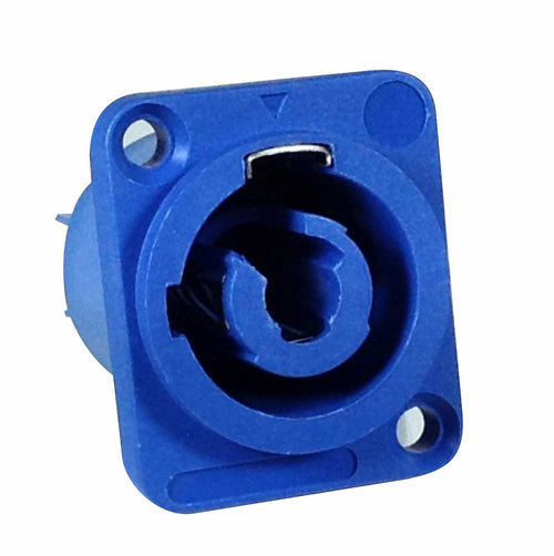 American Recorder Technologies AMERICAN RECORDER Pro Power "A" D-Type Chassis Panel Mount - Blue