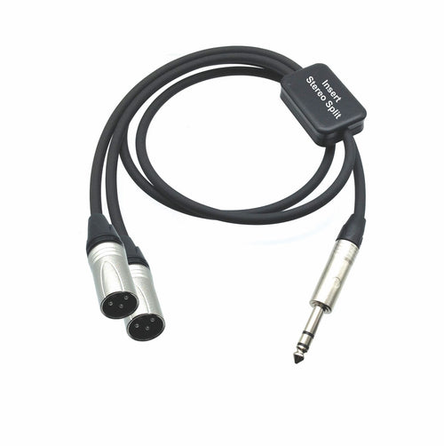 American Recorder Technologies AMERICAN RECORDER PRO Series TRS to XLR Male Insert & Stereo Split Cable
