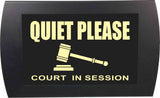 American Recorder Technologies AMERICAN RECORDER - "QUIET PLEASE Court in Session" LED Lighted Sign, view 3