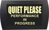 American Recorder Technologies AMERICAN RECORDER - "QUIET PLEASE Performance in Progress" LED Lighted Sign, view 4