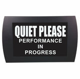 American Recorder Technologies AMERICAN RECORDER - "QUIET PLEASE Performance in Progress" LED Lighted Sign, view 5