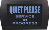 American Recorder Technologies AMERICAN RECORDER - "QUIET PLEASE Service in Progress" LED Lighted Sign, view 2