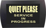 American Recorder Technologies AMERICAN RECORDER - "QUIET PLEASE Service in Progress" LED Lighted Sign, view 3