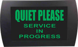 American Recorder Technologies AMERICAN RECORDER - "QUIET PLEASE Service in Progress" LED Lighted Sign, view 4