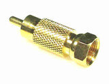 American Recorder Technologies RCA (male) to F (male), view 2