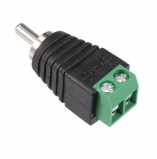 American Recorder Technologies AMERICAN RECORDER RCA Male to Screw Terminal Adapter