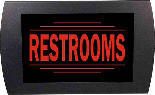 American Recorder Technologies AMERICAN RECORDER - "RESTROOMS" LED Lighted Sign
