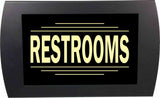 American Recorder Technologies AMERICAN RECORDER - "RESTROOMS" LED Lighted Sign, view 2