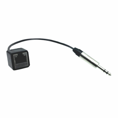 American Recorder Technologies RJ45 (female) to Single 1/4 inch TRS (male) Adapter Cable for AXIA