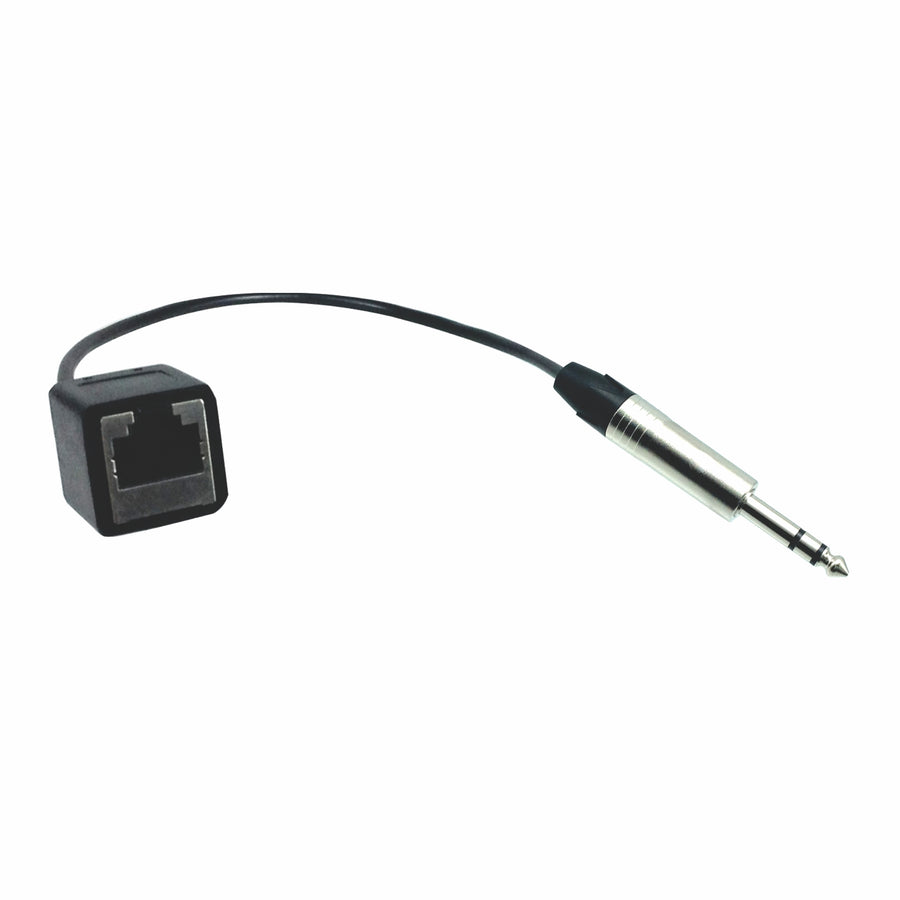 American Recorder Technologies RJ45 (female) to Single 1/4 inch TRS (male) Adapter Cable for AXIA