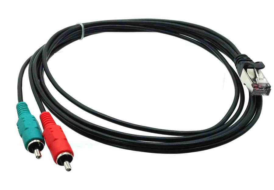 American Recorder Technologies AMERICAN RECORDER RJ45 (male) to Dual RCA (male) Cable for AXIA - 6 feet