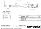 American Recorder Technologies RJ45 (male) to Dual XLR (female) Cable for AXIA - 6 feet, view 2