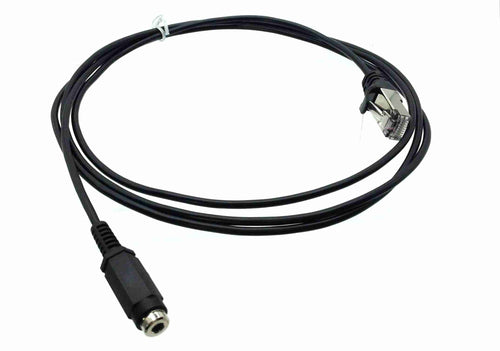 American Recorder Technologies RJ45 (male) to Single 3.5mm (female) Cable for AXIA - 6 feet