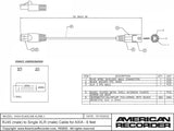 American Recorder Technologies RJ45 (male) to Single XLR (male) Cable for AXIA - 6 feet, view 2