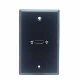 American Recorder Technologies Single Gang HDMI Stainless Steel Wall Plate, view 3