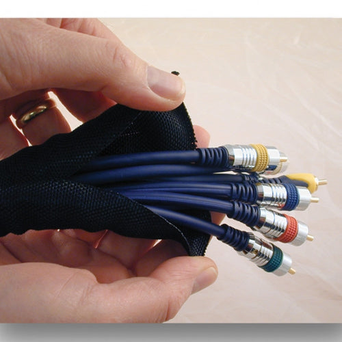 American Recorder Technologies 5/16" SNAKESKIN Wire & Cable Cover - black