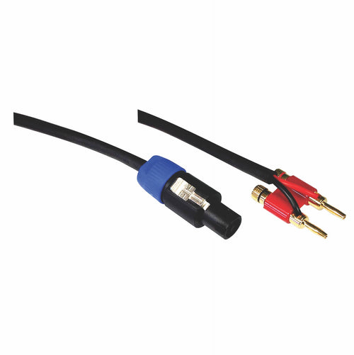 American Recorder Technologies AMERICAN RECORDER SPEAK-ON to Dual Banana 2 Conductor, 12 awg Pro Audio Speaker Cable