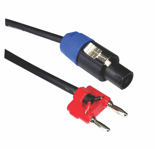 American Recorder Technologies AMERICAN RECORDER SPEAK-ON to Dual Banana 2 Conductor, 16 awg Pro Audio Speaker Cable