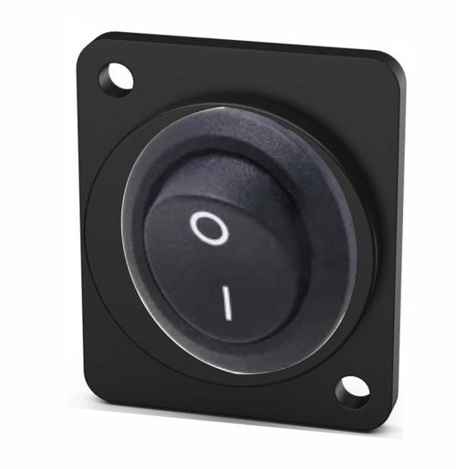 American Recorder Technologies AMERICAN RECORDER SPST Rocker Switch D Type Panel Mount
