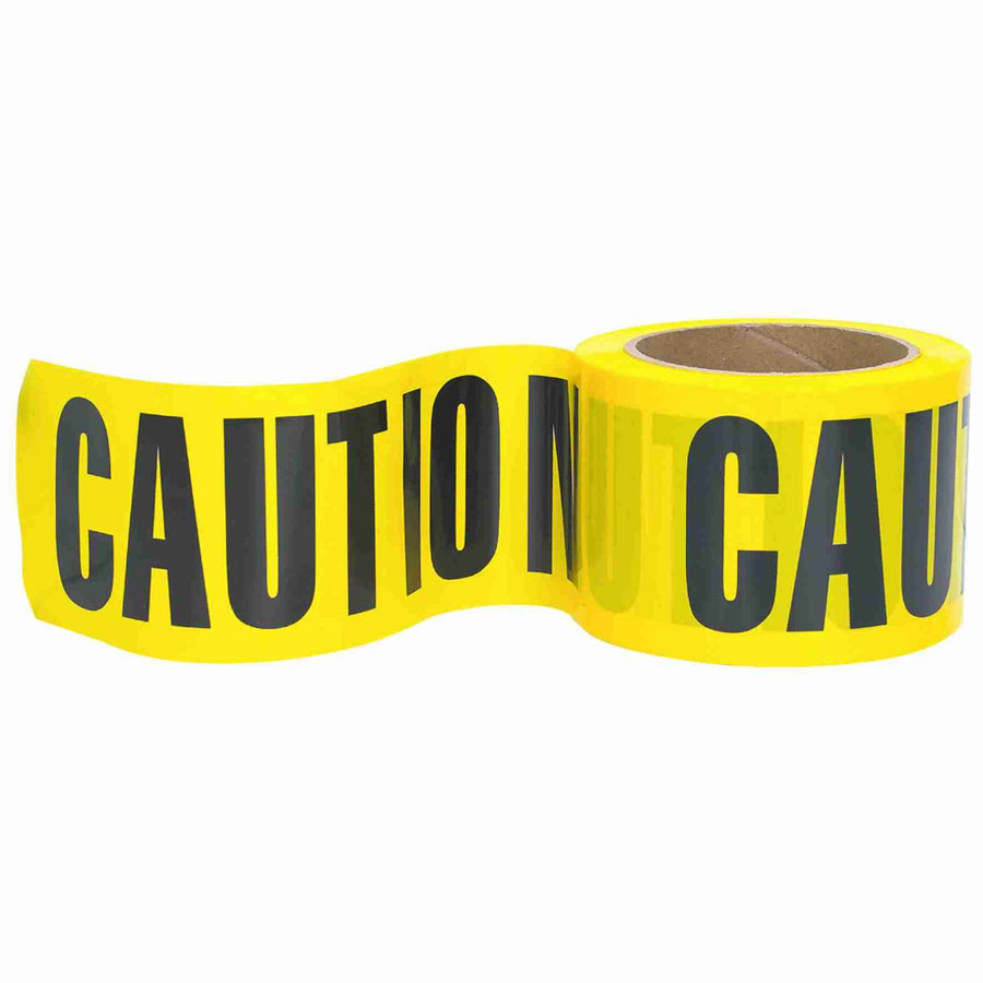American Recorder Technologies AMERICAN RECORDER 3 Inch Wide Caution Tape - 300 ft Roll