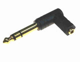 American Recorder Technologies 1/4" TRS (male) to 3.5mm (female) Right Angle Audio Adapter, view 2