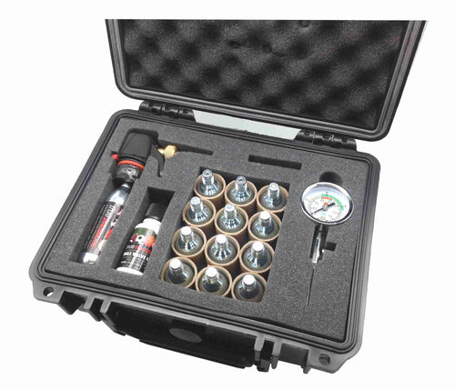 American Recorder Technologies True Pressure Deluxe Sports Ball Inflation Pump Kit with Nitrogen/Argon blend gas