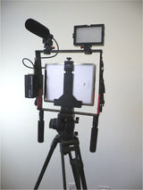 American Recorder Technologies SMART BRACKET Machined Aluminum Tablet Mount with dual 1/4"-20 thread holes, view 6