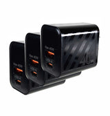 American Recorder Technologies AMERICAN RECORDER 40 Watt Dual Port A & C USB Fast Charger Block for Smartphones, Laptops, Tablets and other Electronic Devices, view 4