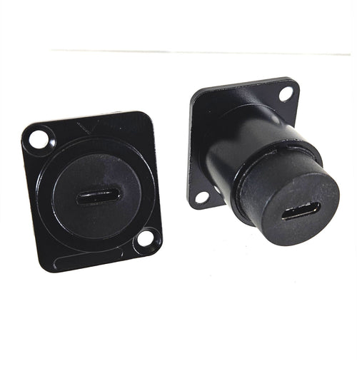 American Recorder Technologies AMERICAN RECORDER Pass Through USB C D-Type Chassis Panel Mount