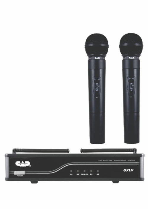 American Recorder Technologies CAD AUDIO VHF Dual Channel Handheld Wireless Microphone System
