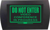 American Recorder Technologies AMERICAN RECORDER - "VIDEO CONFERENCE IN PROGRESS" LED Lighted Sign, view 4