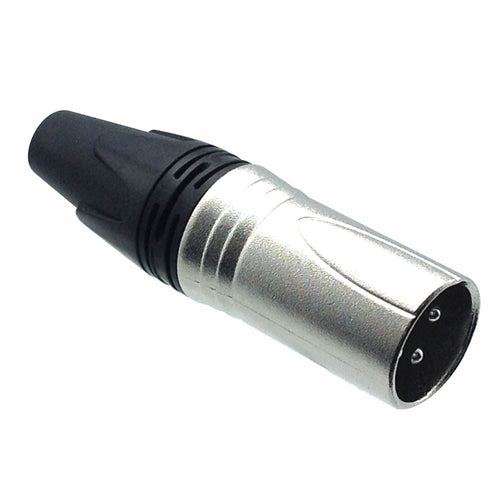 American Recorder Technologies AMERICAN RECORDER Solder Type 3 pin Male XLR Solder Type Connector - Nickel