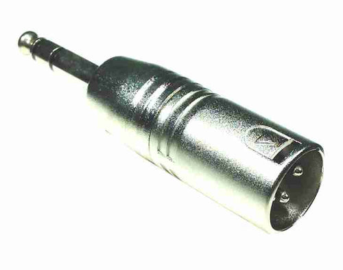 American Recorder Technologies AMERICAN RECORDER 3 Pin XLR (male) to1/4 inch TRS (male) Audio Adapter- balanced