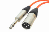 American Recorder Technologies XLR Quad Microphone Cable with XLR Male to 1/4" TRS Male Connectors, view 5