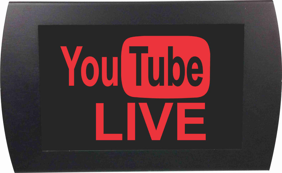 American Recorder Technologies AMERICAN RECORDER - "YOU TUBE LIVE" LED Lighted Sign