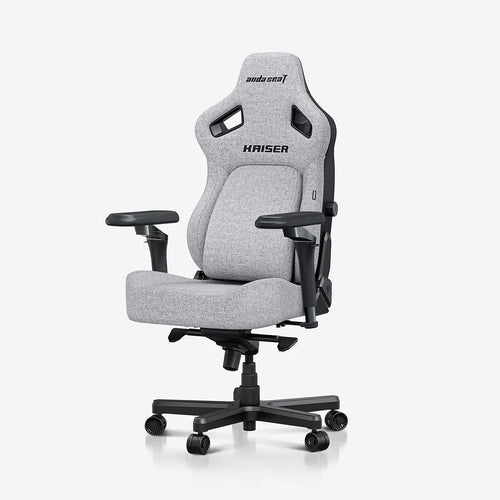 AndaSeat Ash Gray Kaiser 4 6D Armrest Gaming Chair