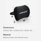 AndaSeat Memory Foam Head Pillow with Adjustable Elastic Strap, view 2