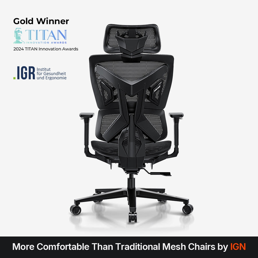 AndaSeat Space Black X-Air Mesh Office Gaming Chair