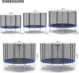 Aotob 14ft Out-Net Round Trampoline, view 2