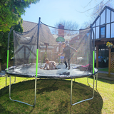 Aotob 14ft Trampoline with Safety Net & Ladder, view 5