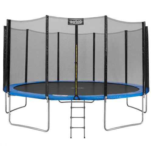 Aotob 15ft Out-Net Round Trampoline