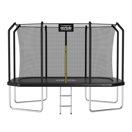 Aotob Rectangle Trampoline With Enclosure