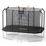 Aotob Rectangle Trampoline With Enclosure, view 2